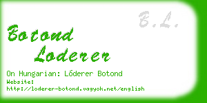 botond loderer business card